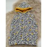 Gilet sans manches fleuri