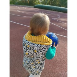Gilet sans manches fleuri
