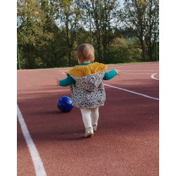 Gilet sans manches fleuri