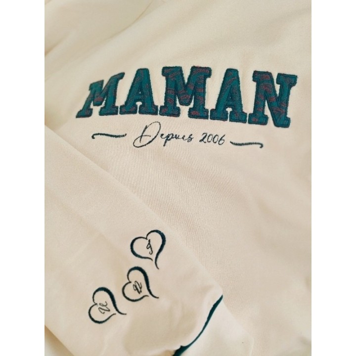 Sweat "Maman depuis ..."