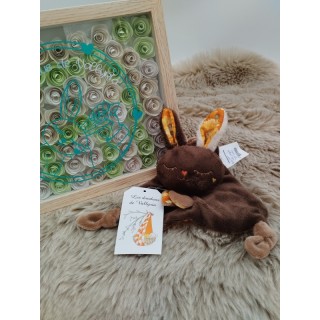 Mini doudou marron