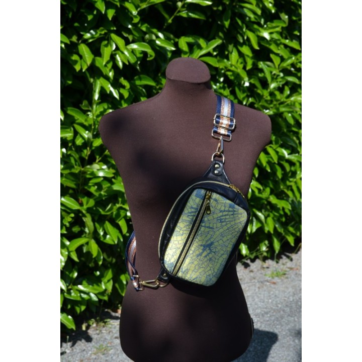 Sacoche rayna Stained glass jaune