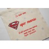 Tote bag anse courte Super Mamie