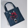Tote bag doublé motif zèbre