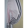 Gilet cercle rose rayures marine