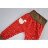 Pantalon sarouel fleurs rouges Swan