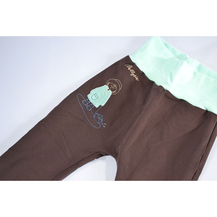Pantalon sarouel marron petit garçon