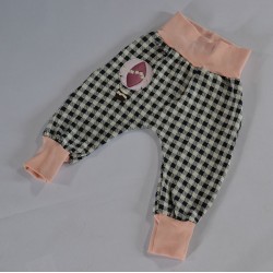 Pantalon sarouel pied de poules montgolfière