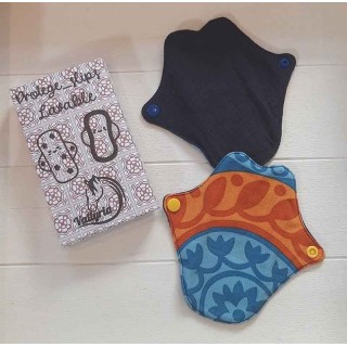 Protège slip lavable "bouche"