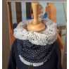 Snood à pois douillette confettis adulte